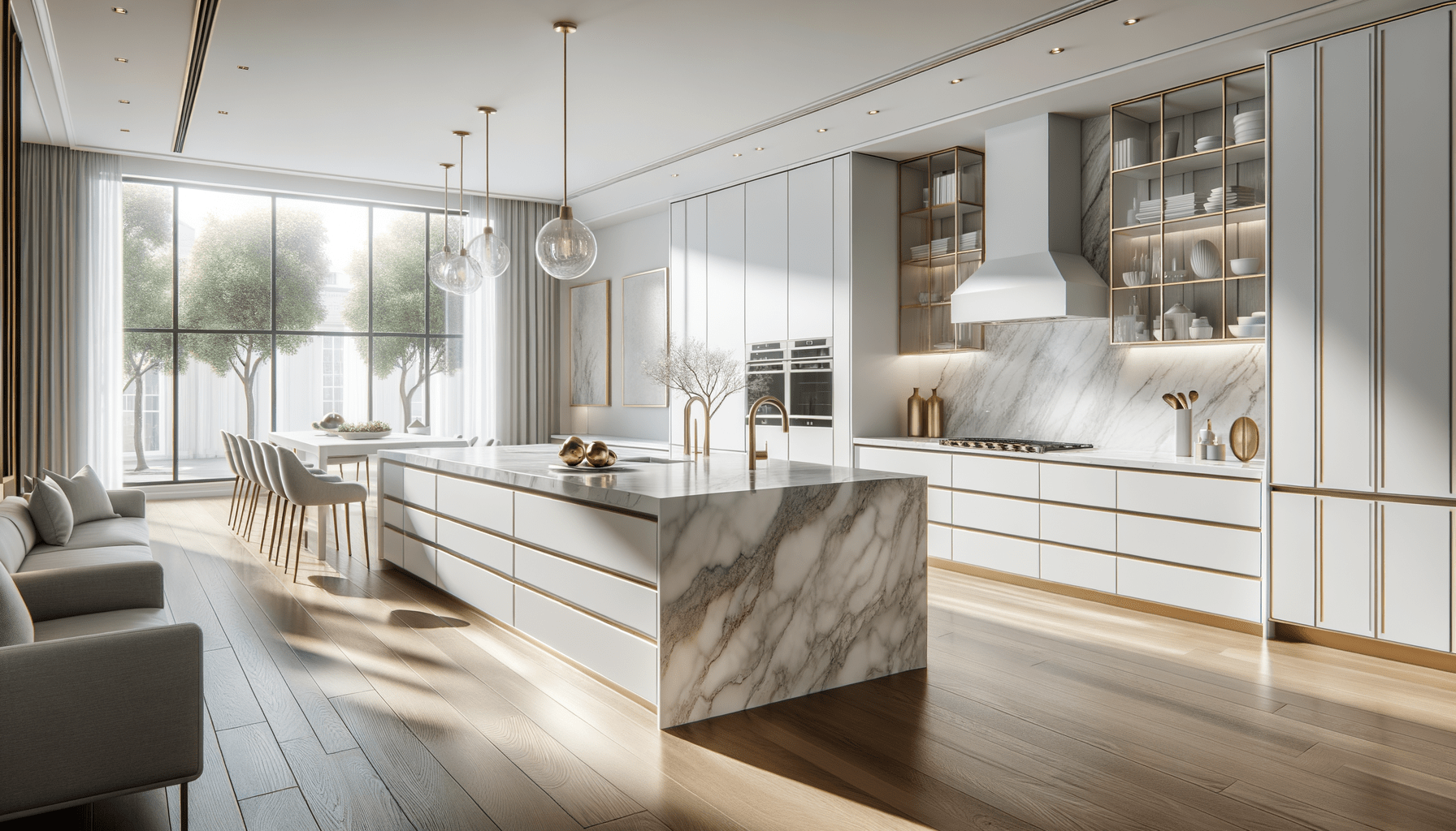 MSI Q Quartz Calacatta Viraldi Elegance for Luxury Spaces – Zicana Boutique