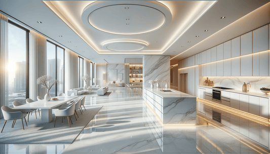 Neolith Abu Dhabi White Surfaces for Timeless Interior Design - Zicana Boutique