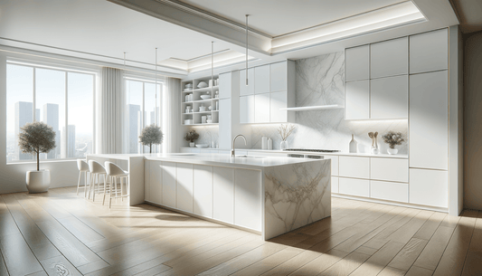 Neolith Arctic White Surfaces for Luxury Home and Design - Zicana Boutique