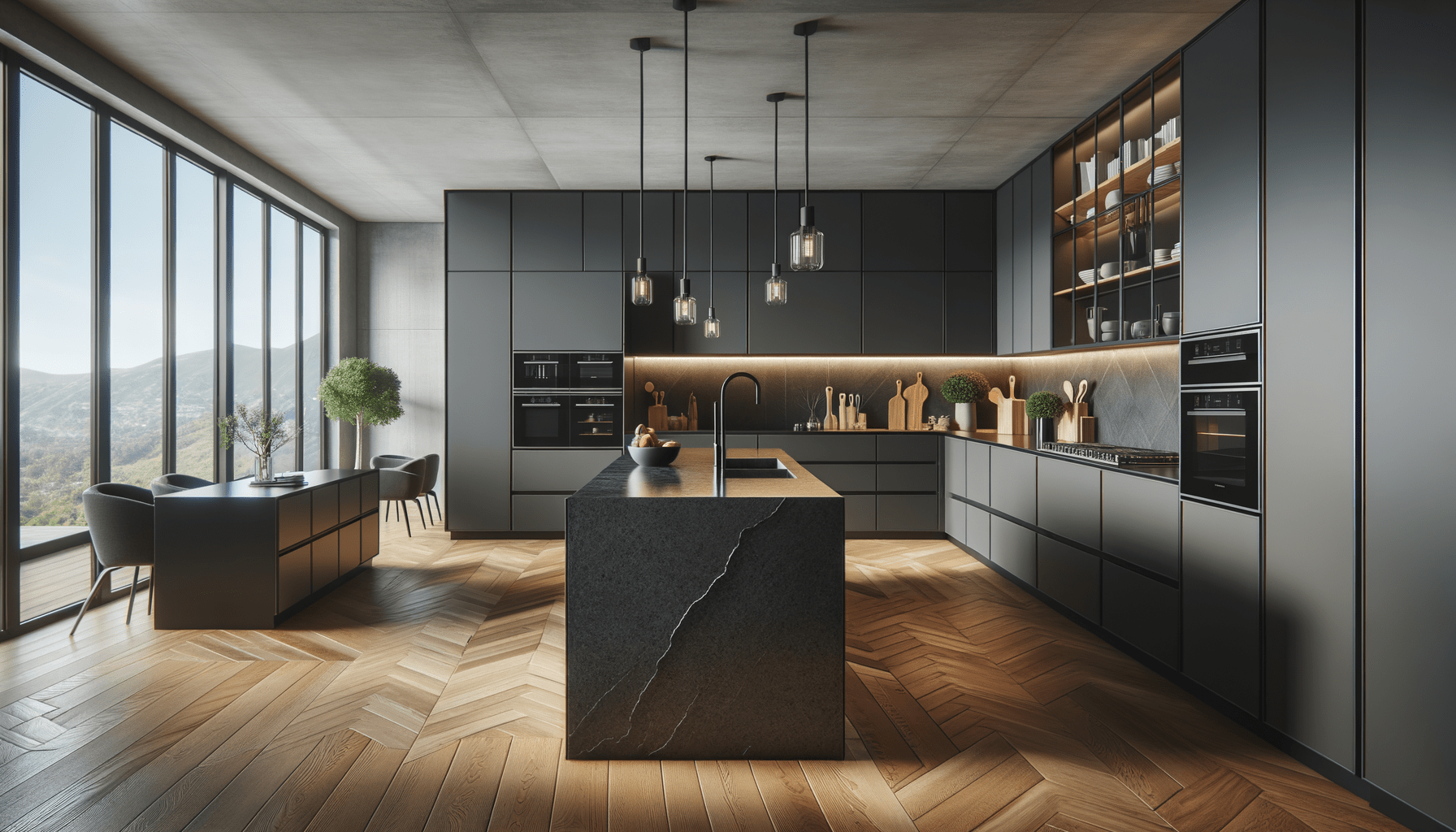 Neolith Basalt Black 12mm for Timeless Luxe Surfaces – Zicana Boutique