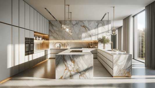 Neolith Calacatta Gold Surfaces for Luxury Stone Design - Zicana Boutique