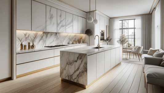 Neolith Calacatta Luxe Surfaces for Luxurious Interior Designs - Zicana Boutique