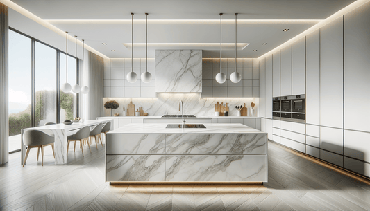 Neolith Estatuario Silk Surfaces for Timeless Luxury Design - Zicana Boutique