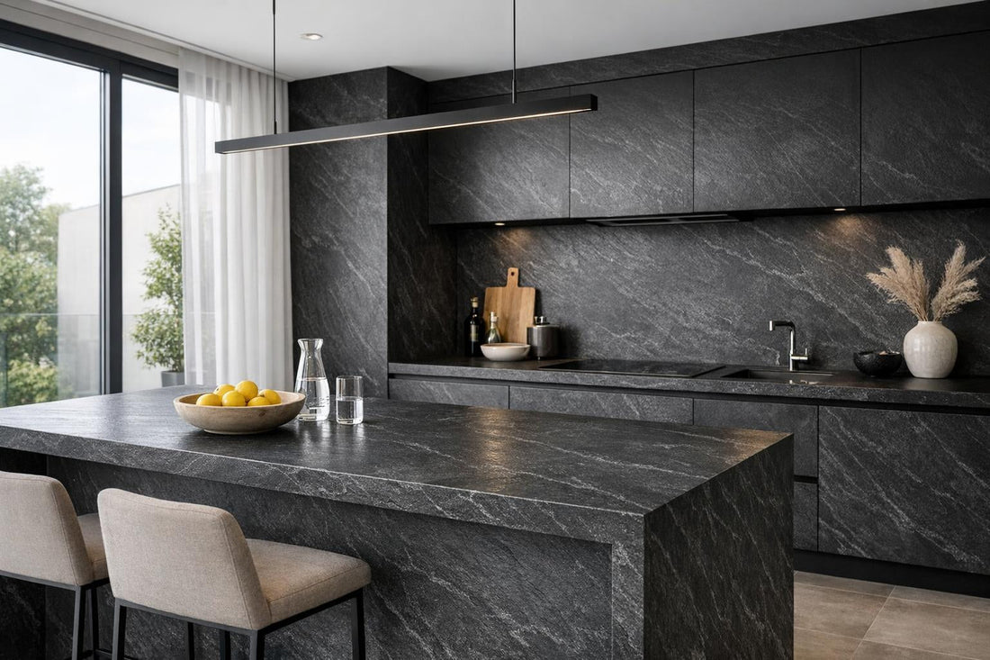 Nero Ardesia Laminam: Transform Spaces with Elegance and Durability - Zicana Boutique