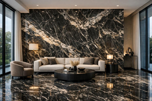 Nero Damascato Maximum: Enhance Spaces With Fiandre Stone - Zicana Boutique