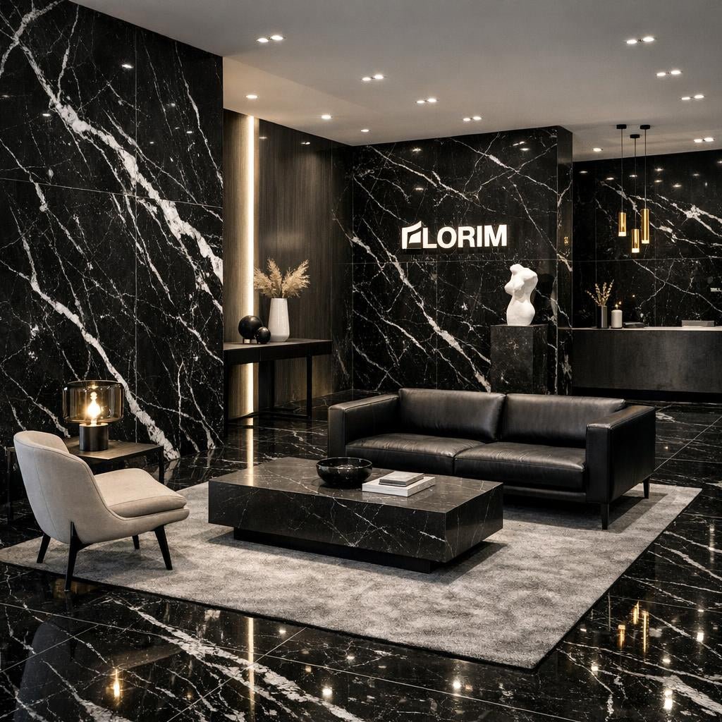 Nero Marquina Florim: Elegant Stone Solutions for Professionals - Zicana Boutique