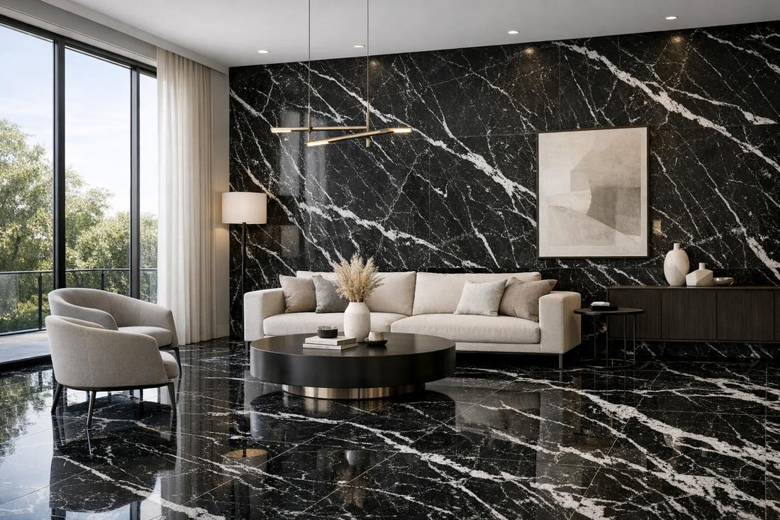 Nero Marquina Stonepeak Uses for Designers and Builders - Zicana Boutique