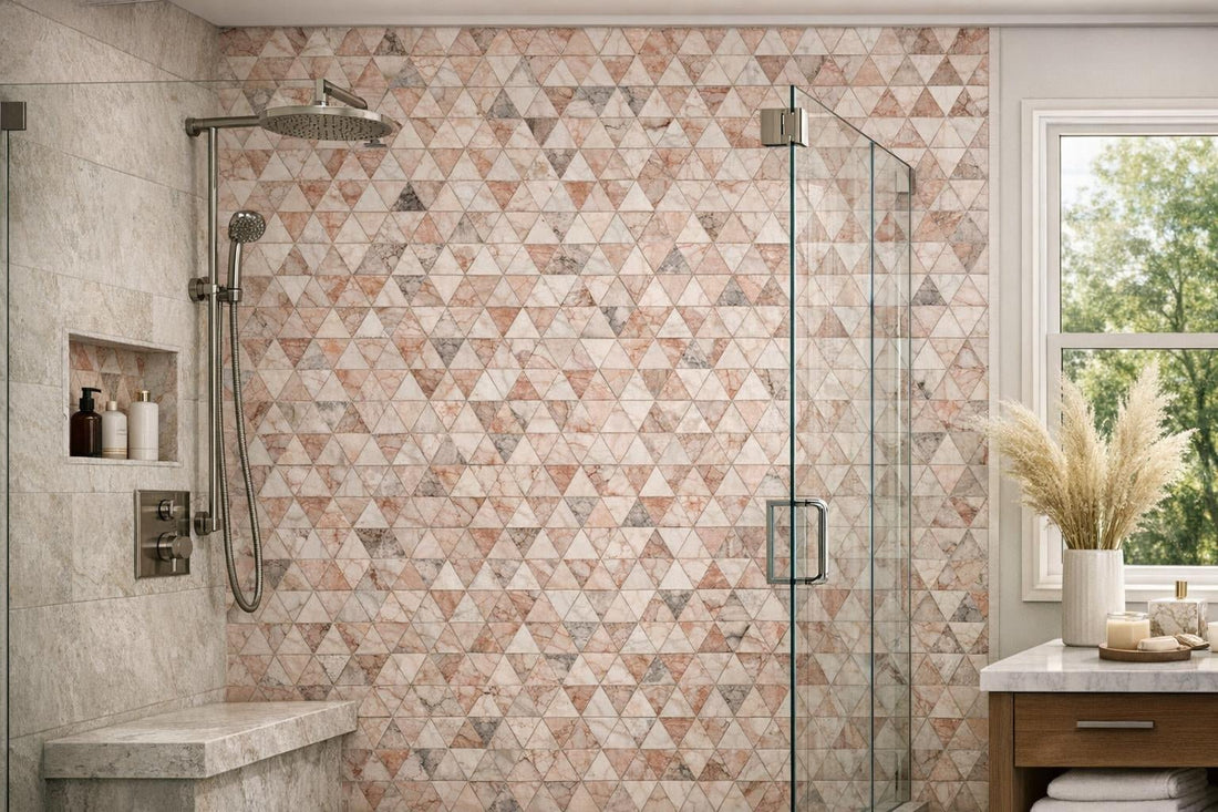 Norwegian Rose Marble Mosaic: Artistic Tile Guide for Professionals - Zicana Boutique