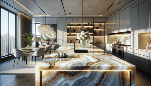 Onyx Countertops: Elevate Interiors with Luxurious Stone Elegance - Z Boutique by Marble Couture