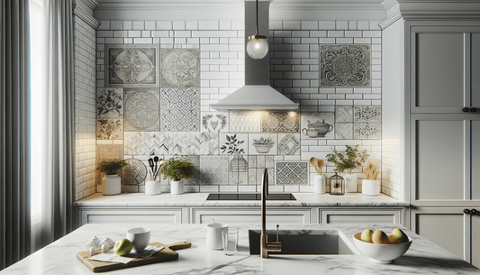Perfect Backsplash Ideas for White Marble Countertops - Z Boutique by Marble Couture