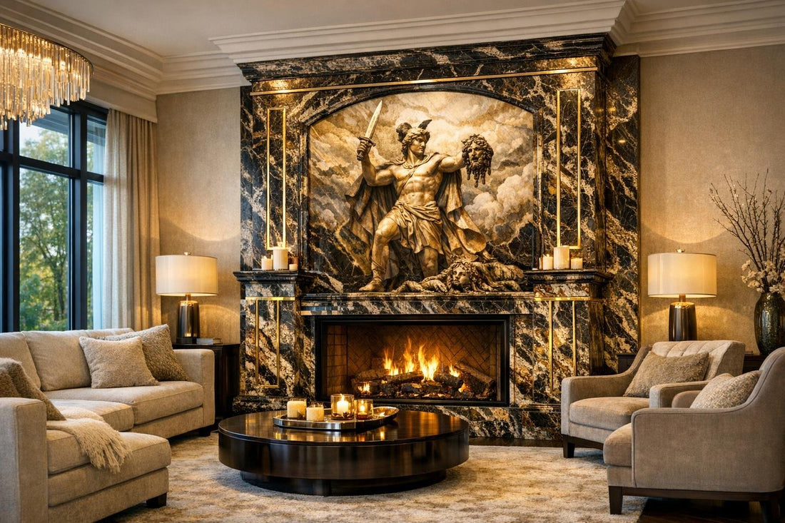 Perseus Fireplace: Transform Your Space with Zicana Boutique - Zicana Boutique