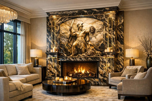 Perseus Fireplace: Transform Your Space with Zicana Boutique - Zicana Boutique