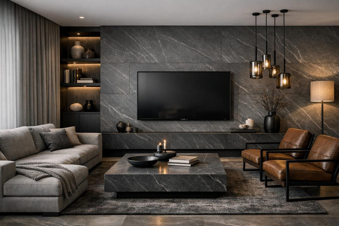 Pietra Di Cardoso Nero Laminam: Elegance for Every Project - Zicana Boutique