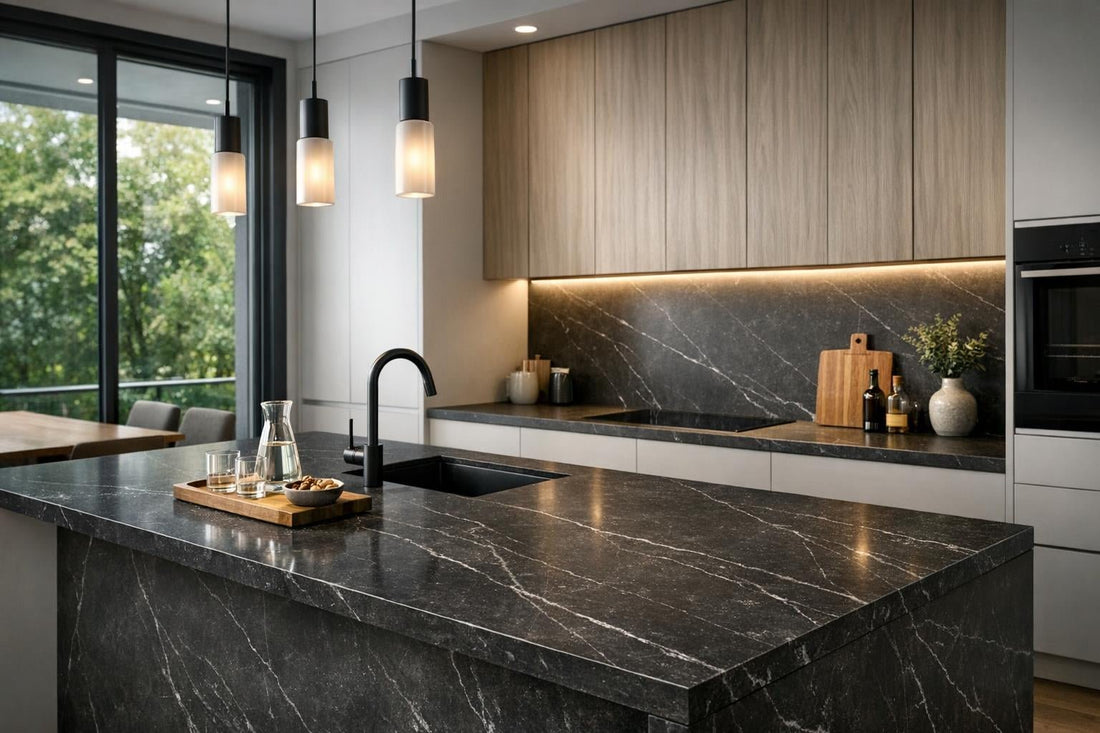 Pietra Grey Laminam's Elegance for Discerning Homeowners and Pros - Zicana Boutique