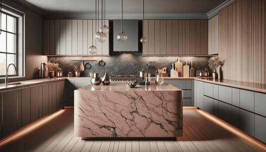 Pink Granite Countertops: Elevate Modern Luxury in Home Design - Z Boutique by Marble Couture