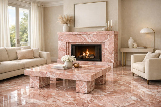 Pink Marble: A Luxurious Choice for Elegant Interiors - Zicana Boutique