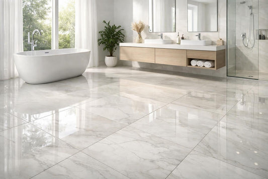 Porcelain Bathroom Floor Tile: Elevate Elegance and Durability - Zicana Boutique