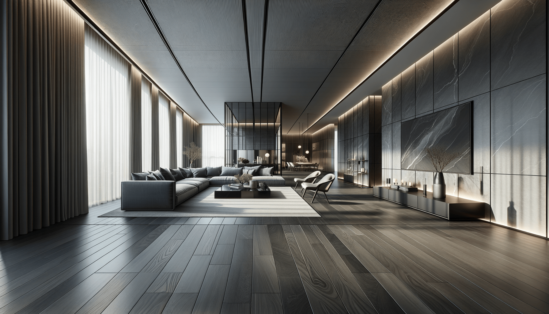 Porcelain Slabs Anthracite Elegance for Modern Luxury Interiors ...
