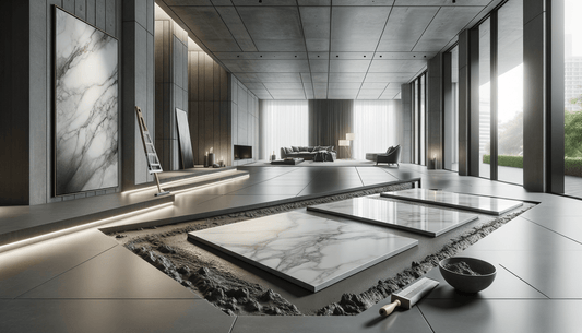 Porcelain slabs cement mix guide for luxury interior projects - Zicana Boutique