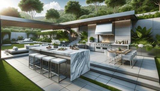 Porcelain Slabs for Outdoor Kitchen Design by Zicana Experts - Zicana Boutique