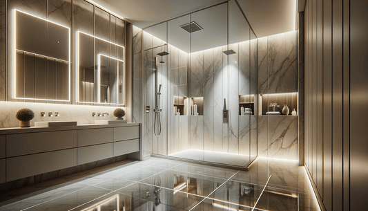 Porcelain Slabs for Shower Elegance and Lasting Performance - Zicana Boutique