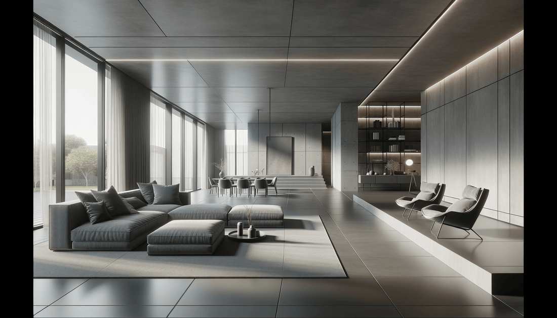 Porcelain Slabs Grey Styles for Luxe Modern Interior Design - Zicana Boutique