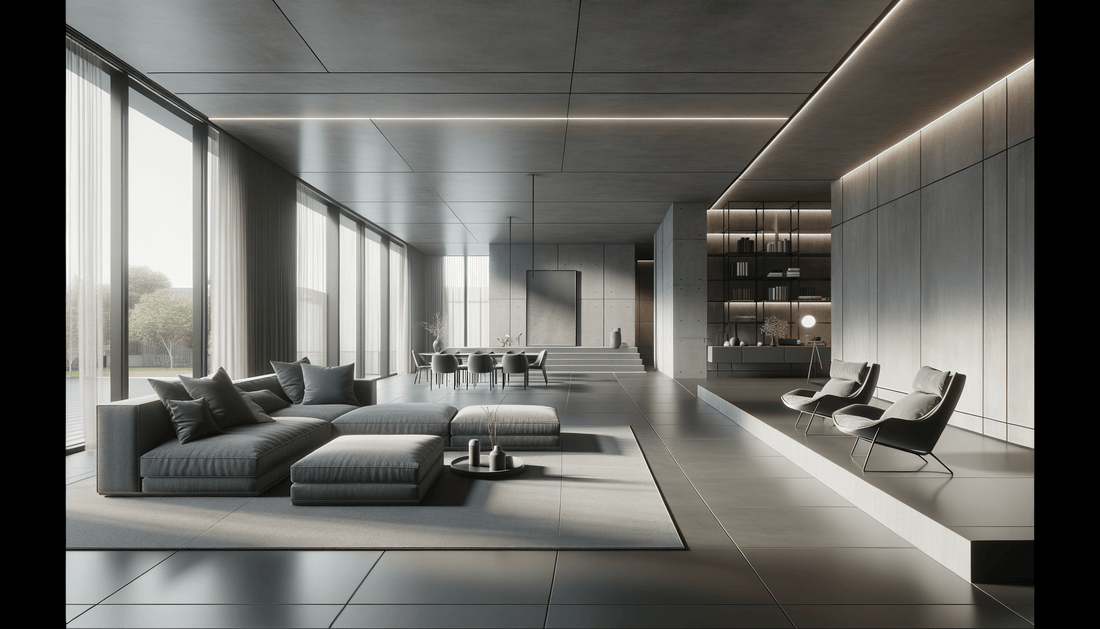 Porcelain Slabs Grey Styles for Luxe Modern Interior Design – Zicana ...