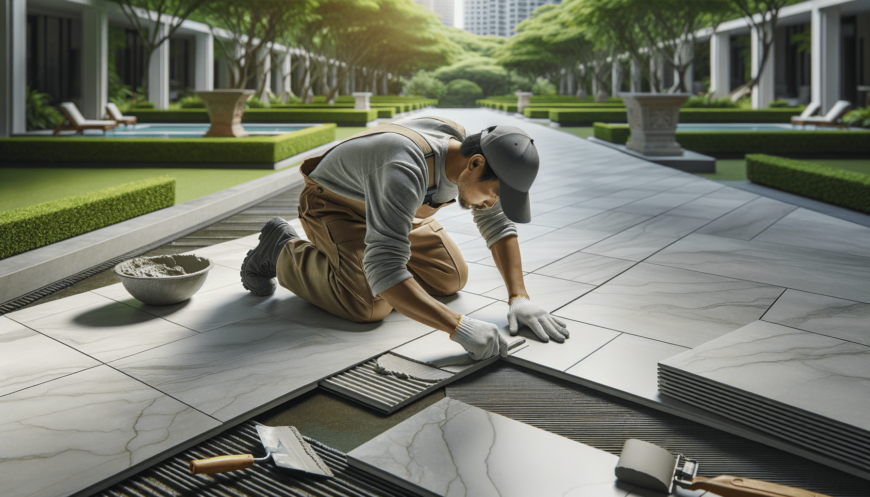 Compound Tiling Porcelain Slabs Jointing Compound Guide for Flawless Stone Finishes ...