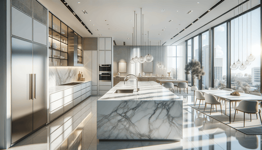 Porcelain Slabs Kitchen Countertops for Luxury High-Traffic Spaces - Zicana Boutique