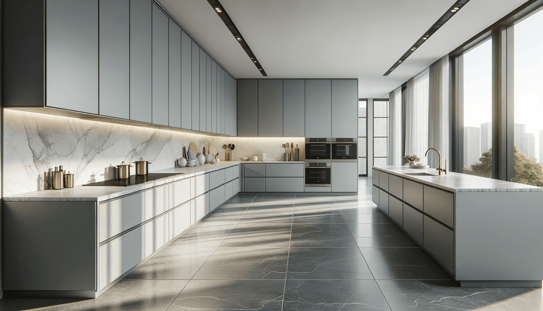 Porcelain Slabs Kitchen Design Ideas for Luxury Stone Spaces - Zicana Boutique