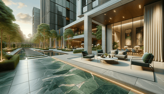 Porcelain Slabs Raj Green Elegance for Luxury Stone Designs - Zicana Boutique