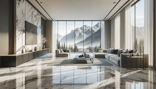 Porcelain Slabs Tile Mountain Designs for Luxury Stone Interiors - Zicana Boutique