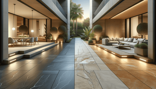 Porcelain Slabs vs Indian Sandstone for Luxe Design Impact - Zicana Boutique
