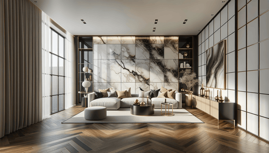 Porcelain Slabs Wall Ideas for Bold, Luxe Interior Designs - Zicana Boutique