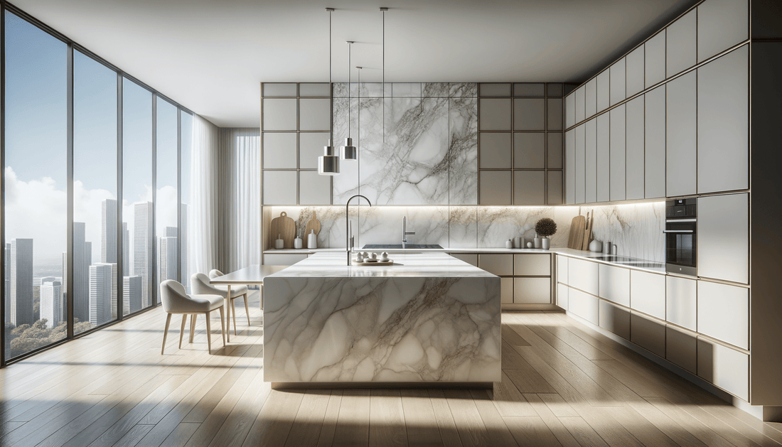 Porcelain Slabs White: Elegant Surfaces for Timeless Interiors - Zicana Boutique