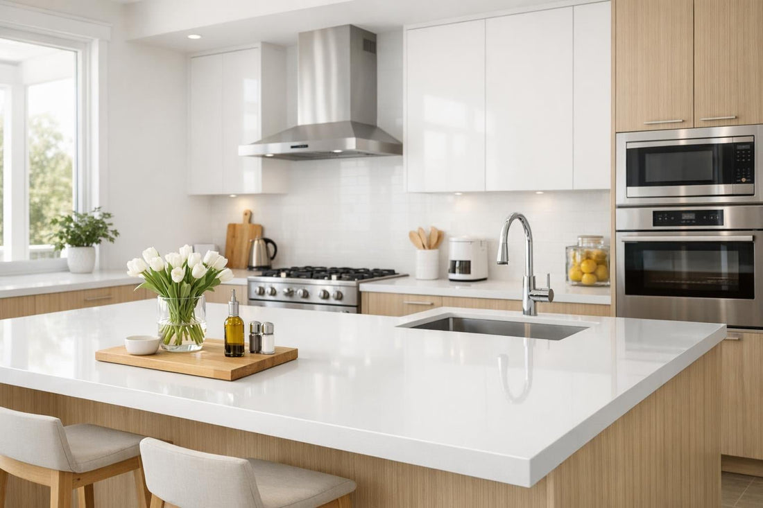 Pure White Vicostone Solutions for Designers and Builders - Zicana Boutique