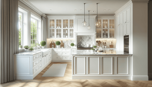 Quartz Countertops & White Cabinets: A Chic Guide for Elegant Homes - Z Boutique by Marble Couture