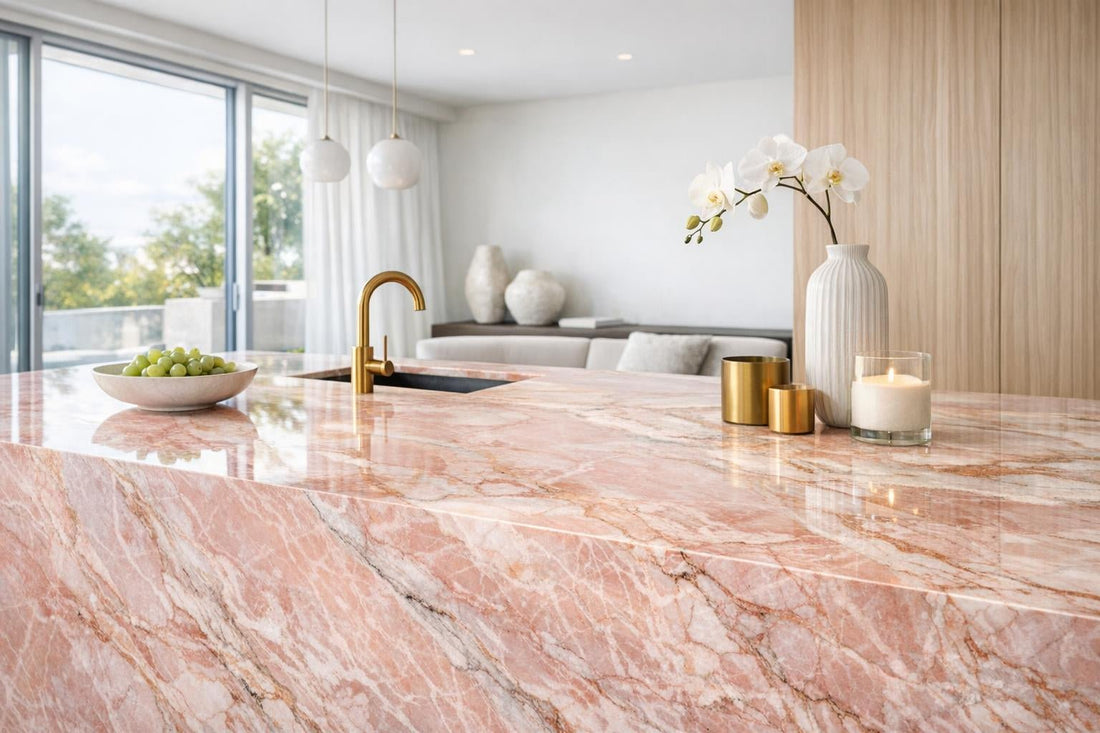 Radiant Pink Namibia Marble Insights - Zicana Boutique - Zicana Boutique