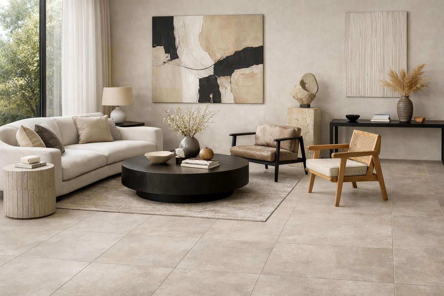 Raw Linen Tile: Elevate Spaces with Artistic Design – Zicana Boutique