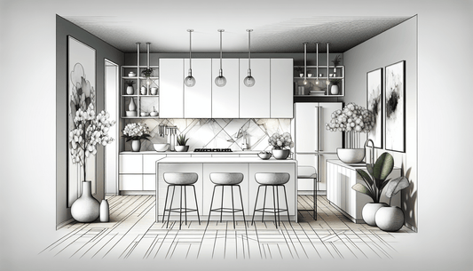 Revamping Styles: White Cabinets and White Quartz Countertops Inspiration - Z Boutique by Marble Couture