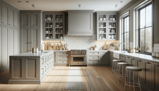 Revere Pewter with Taj Mahal Quartzite: Timeless Design Harmony - Zicana Boutique