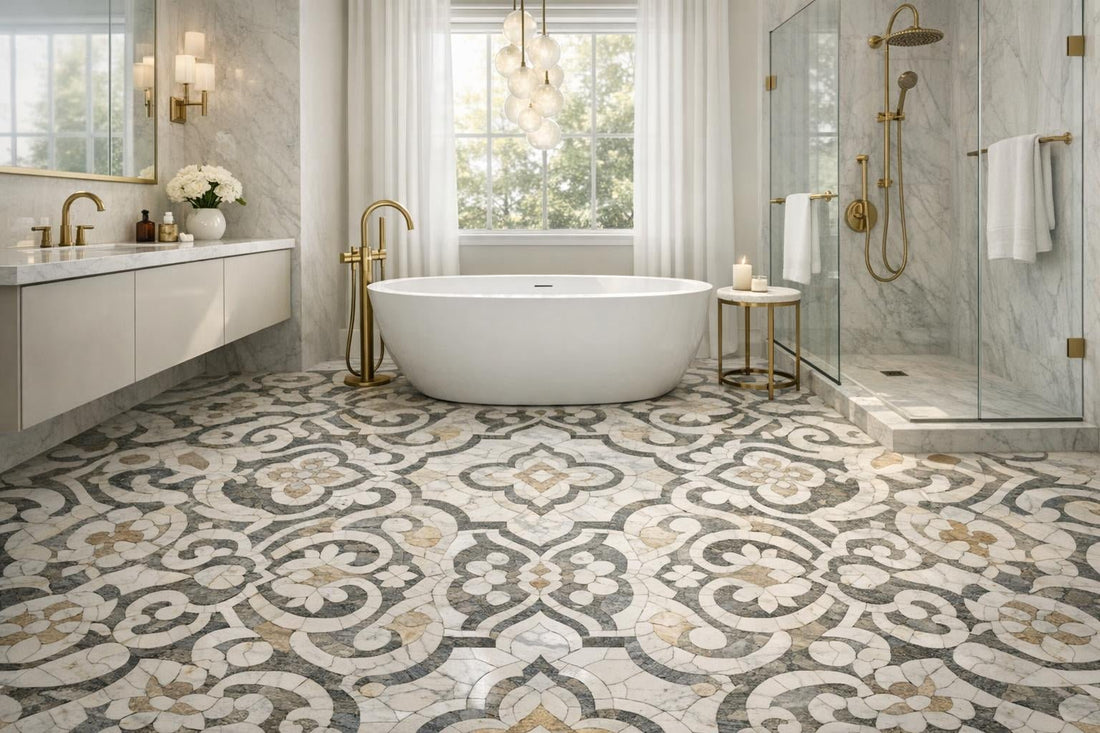 Rivera Lenote Marble Mosaics: Elevate Designs with Zicana - Zicana Boutique