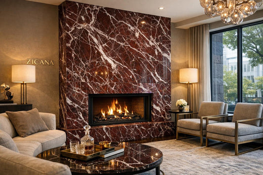 Rosso Levanto Extra Marble: Elegance Defined at Zicana Boutique - Zicana Boutique