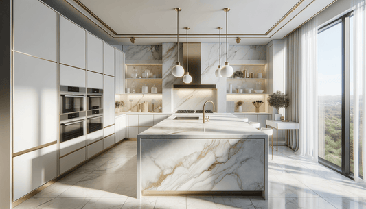 Silestone Bianco Calacatta Surfaces for Luxe Stone Designs - Zicana Boutique