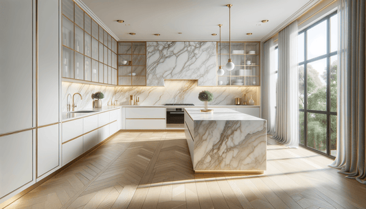 Silestone Calacatta Gold Review for Luxury Stone Interiors - Zicana Boutique