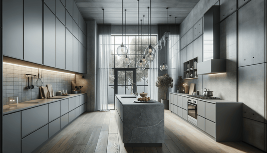 Silestone Cemento Spa Surfaces for Luxe, Modern Designs - Zicana Boutique