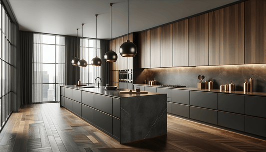 Silestone Charcoal Soapstone Surfaces for Luxe Interior Designs - Zicana Boutique