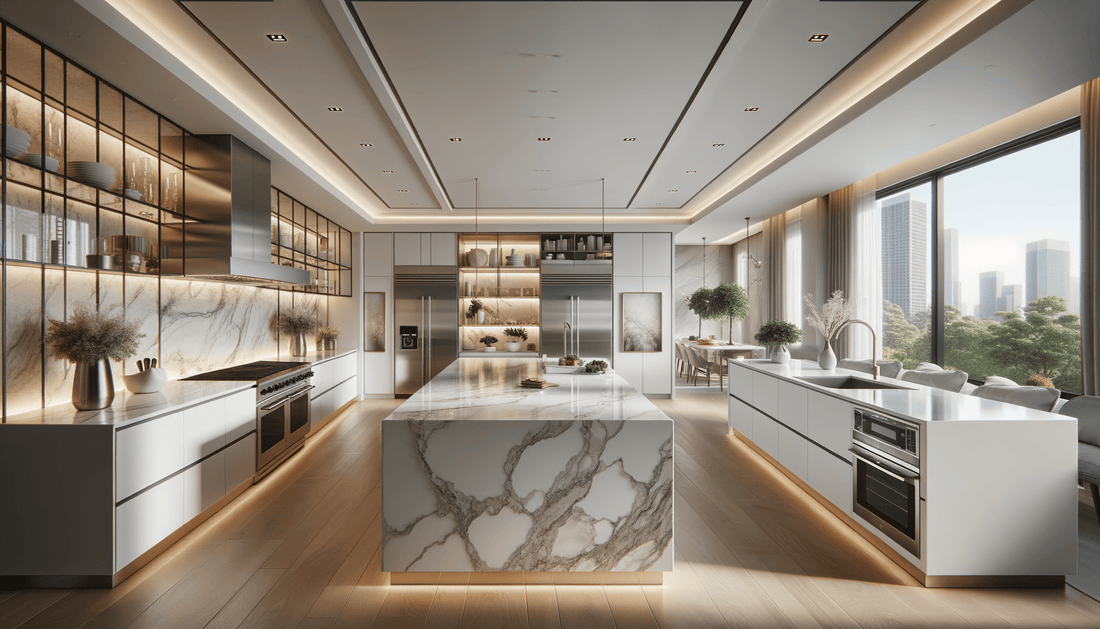 Silestone Et Statuario Quartz Ideas for Luxe Stone Designs - Zicana Boutique