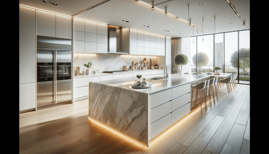 Silestone Eternal Statuario Quartz for Luxe Timeless Interiors - Zicana Boutique