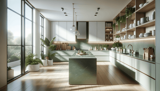 Silestone Posidonia Green Inspiration for Timeless Interior Elegance - Zicana Boutique